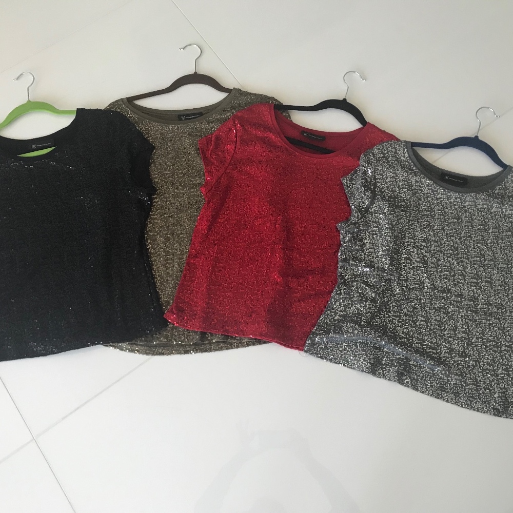 Sequin Tops- M sold separately, pick a color!